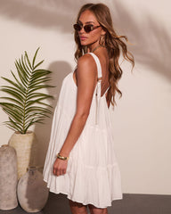Destination Chic Tiered Mini Dress