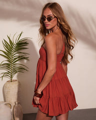 Santina Tiered One Shoulder Mini Dress