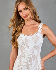 Nights Bloom Floral Midi Dress