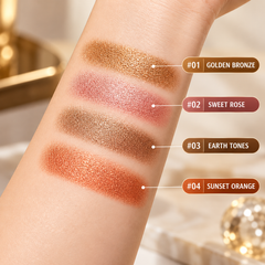 4-piece-4-Color Gradient Eyeshadow Stick Set – Creamy, Shimmer & Blendable