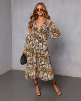 Ronda Tiered Midi Dress
