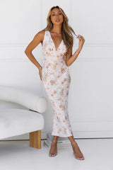 Moments Of Love Midi Dress Print
