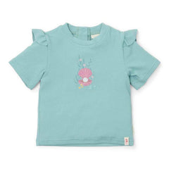 Kurzärmeliges Schwimmshirt Ocean Treasures Surf Blue | Little Dutch