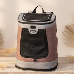 Nobby Rucksack PLATA Altrosa-Grau 34×30×43 cm | Nobby