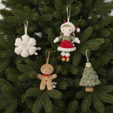 Weihnachtsbaum Anhänger Set Rosa GRS
