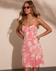 Sunlit Devotion Floral Mini Dress