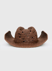 Anistyn Woven Cowboy Hat Tan