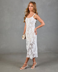 Nights Bloom Floral Midi Dress