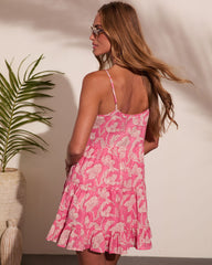 Floral Escape Tiered Floral Mini Dress