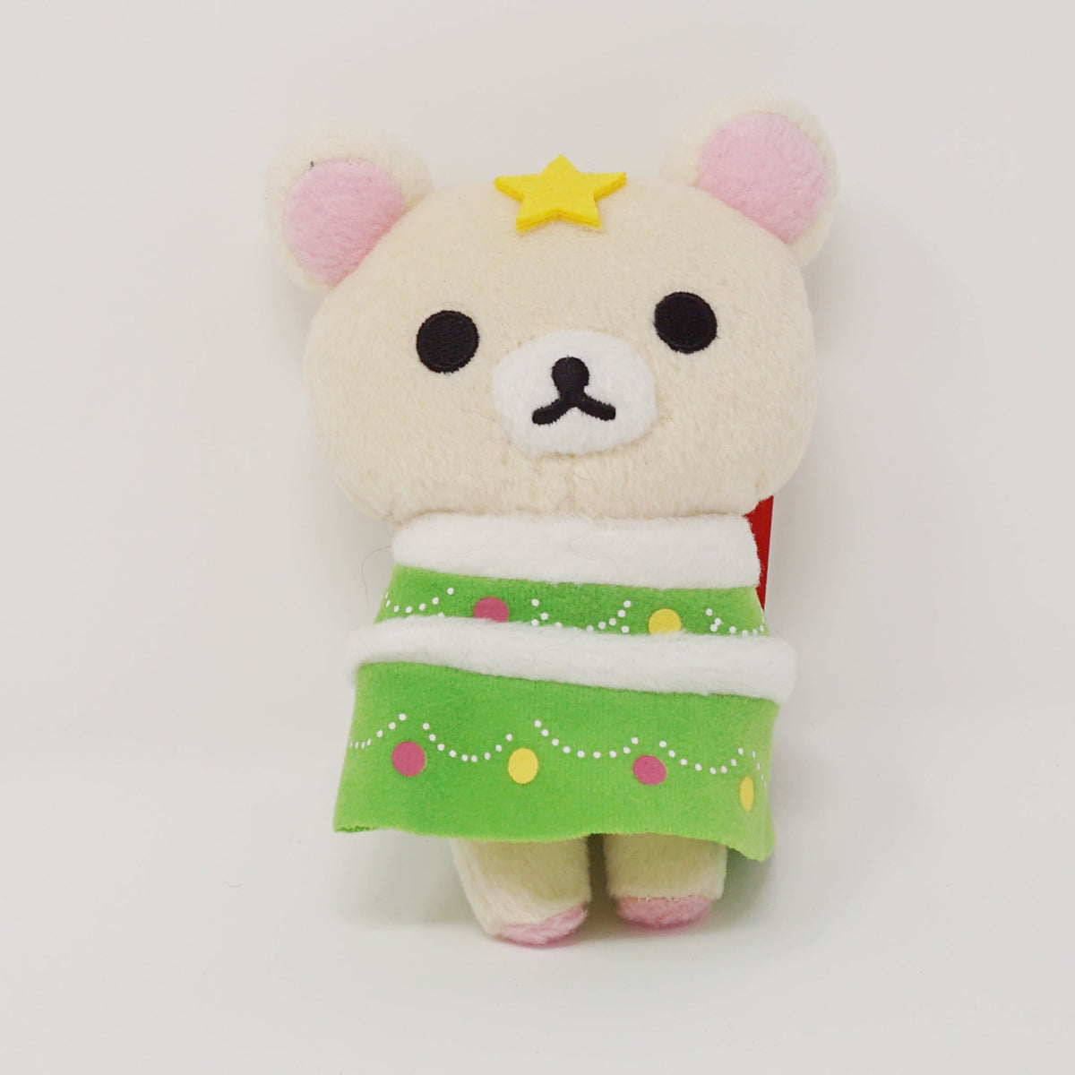 2016 Korilakkuma Christmas Tree Plush Prize Keychain - Rilakkuma