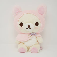 2016 Korilakkuma Bunny Cape Medium Plush - Soft & Sweet Dreams Rilakkuma