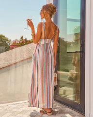 Harbor Keepsake Striped Maxi Dress