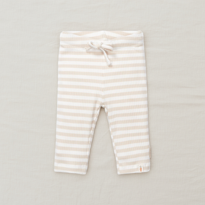 Little Dutch Babyhose Stripe Sand/White in Sand und Weiß