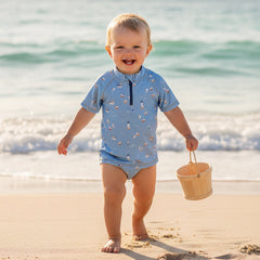 Badeshirt Sailors Bay Dark Blue | Little Dutch