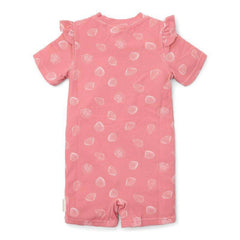 Kurzärmeliger Badeanzug Ocean Treasures Pink | Little Dutch