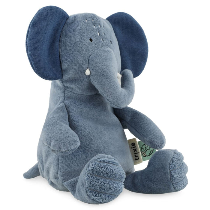 Trixie Baby Kuscheltier Frau Elefant – weitere Ansicht des weichen Stofftiers für Babys zum Schmusen und Spielen