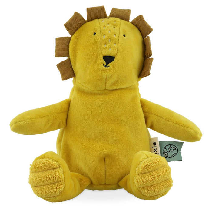 Trixie Kuscheltier Baby Herr Löwe – weicher Löwe aus Bio-Baumwolle und recyceltem Polyester zum Kuscheln und Spielen