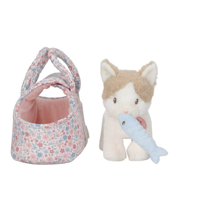 Kuscheltier Katze Marley von Little Dutch mit Tragetasche – Detailansicht