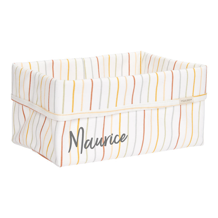 Pflegekörbchen Vintage Sunny Stripes, groß  | Little Dutch