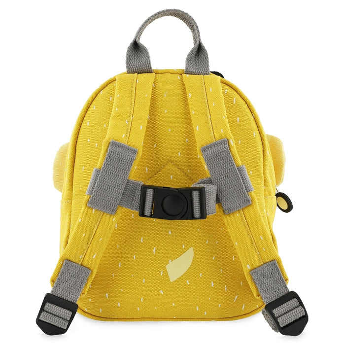Trixie Kinder-Rucksack Frau Hummel in Gelb – Rucksack mit Fronttasche, Brustschnalle und verstellbaren Schultergurten ab 3 Jahren
