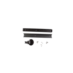 Rudder Compatible Adjustable Footrests with Rails