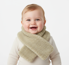 Little Dutch Teddy-Schal Soft Green für Babys und Kinder