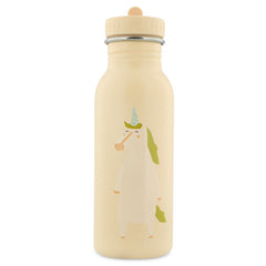 Trixie Trinkflasche Frau Einhorn 500 ml aus Edelstahl – Kinderflasche mit Einhornmotiv, Verschluss und Tragekordel