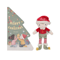 Weihnachts-Geschenkset von Little Dutch mit Jim und Mini-Weihnachtsbuch